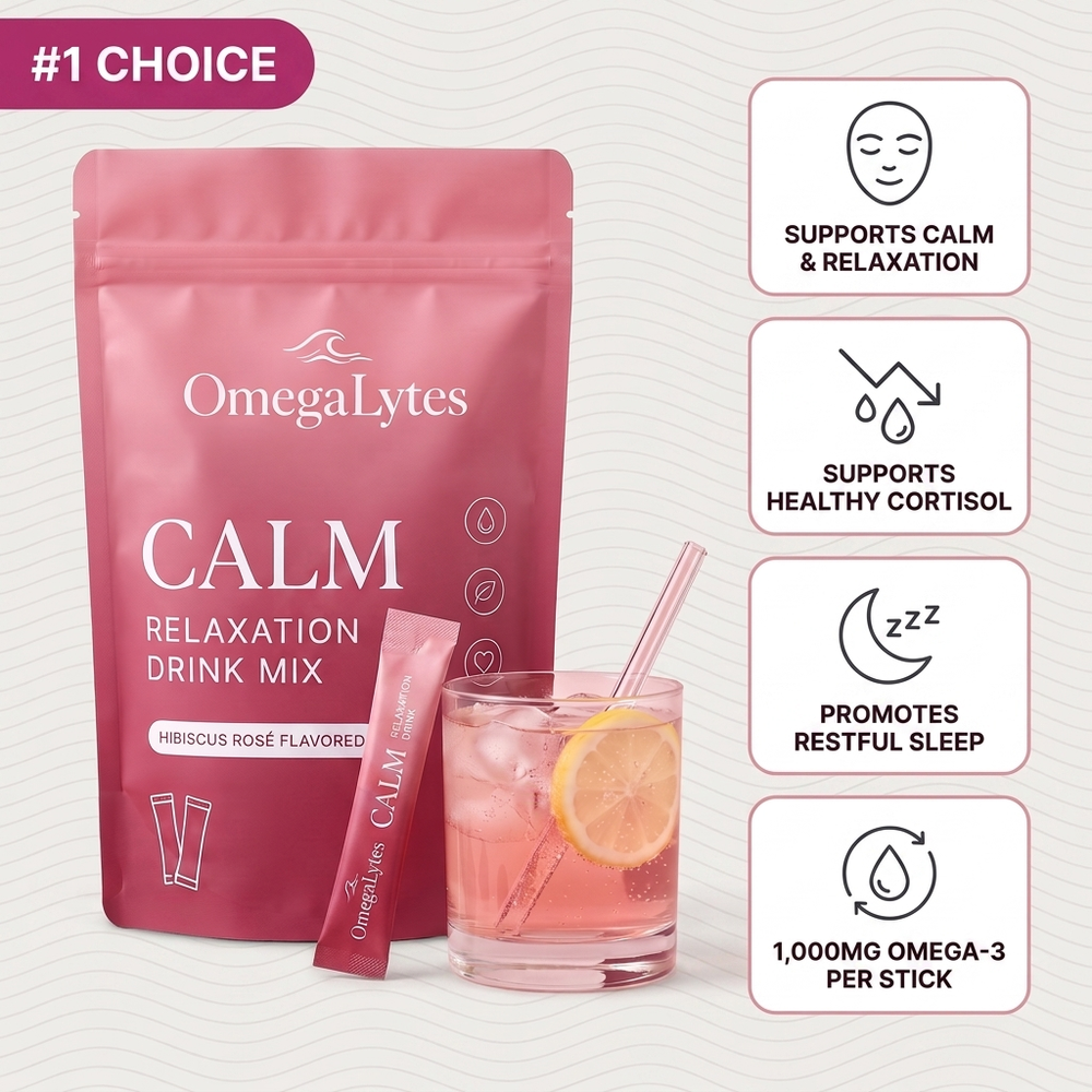 OmegaLytes Calm Hibiscus Rosé — image 2