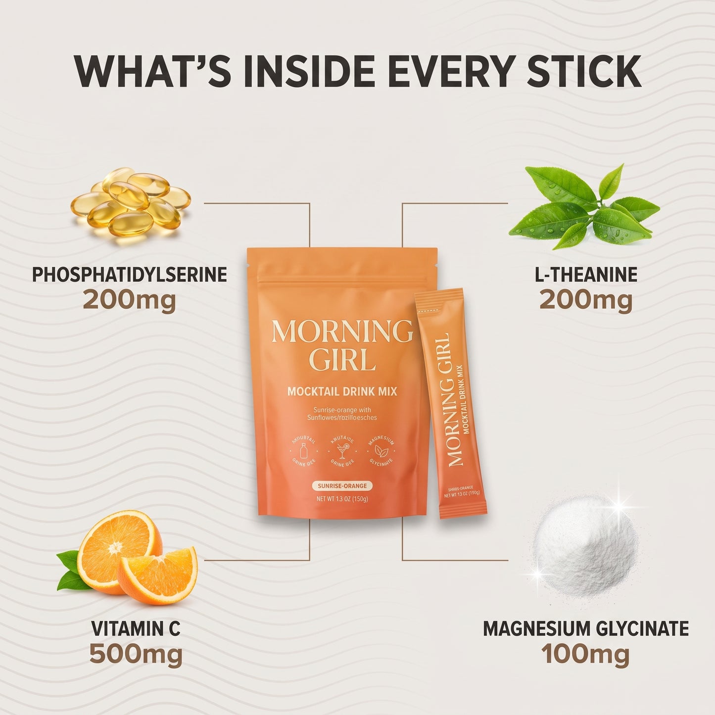 What's inside every stick — phosphatidylserine L-theanine